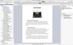 novel writing software macbook